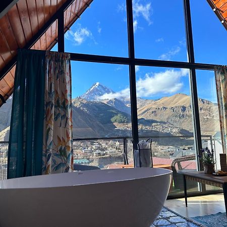 Cottage Veranda Kazbegi Bagian luar foto